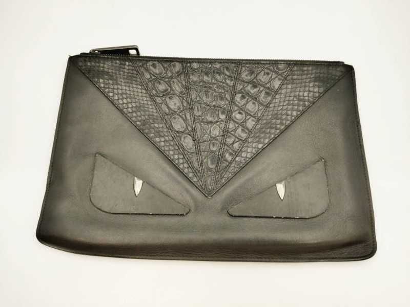 フェンディ買取 モンスター クラッチバッグ