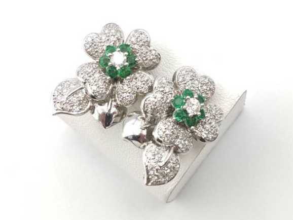 ダイヤモンド買取 イヤリング K18WG