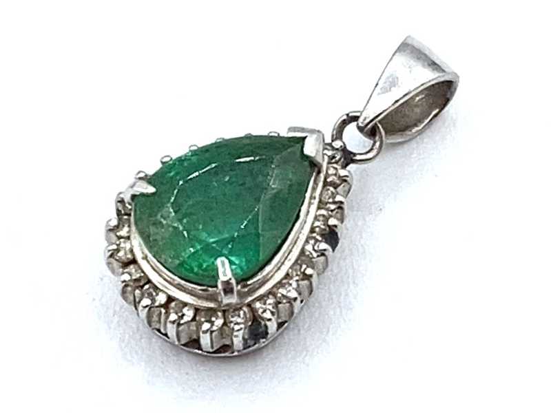 宝石買取 エメラルドプラチナペンダント