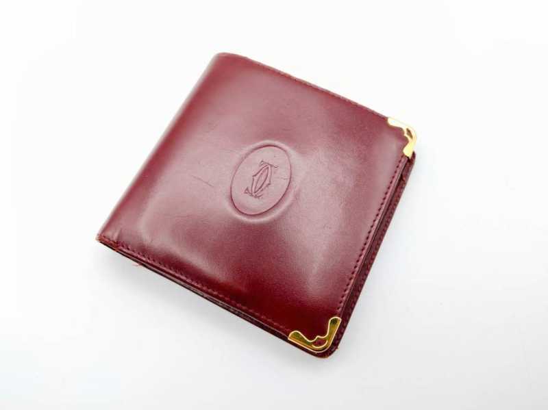 カルティエ　買取　二つ折り財布
