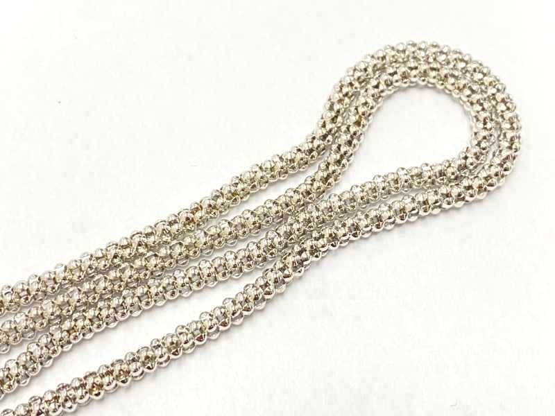 金買取 K18ホワイトゴールド ネックレス 28.2g