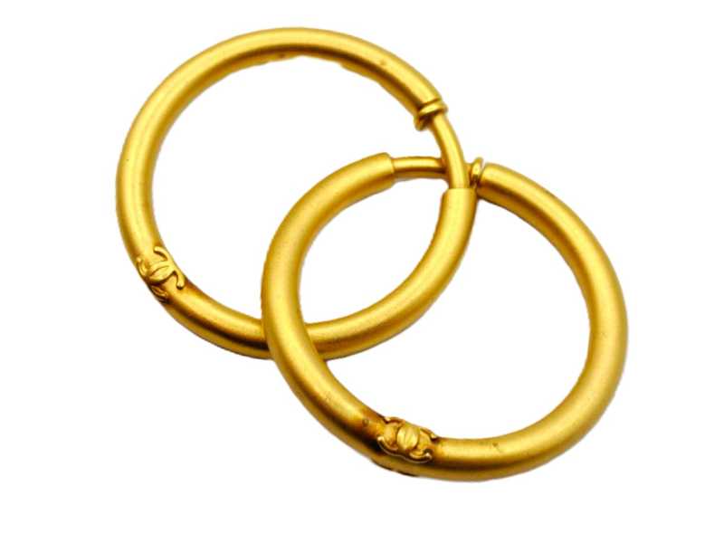 シャネル買取 フープ イヤリング