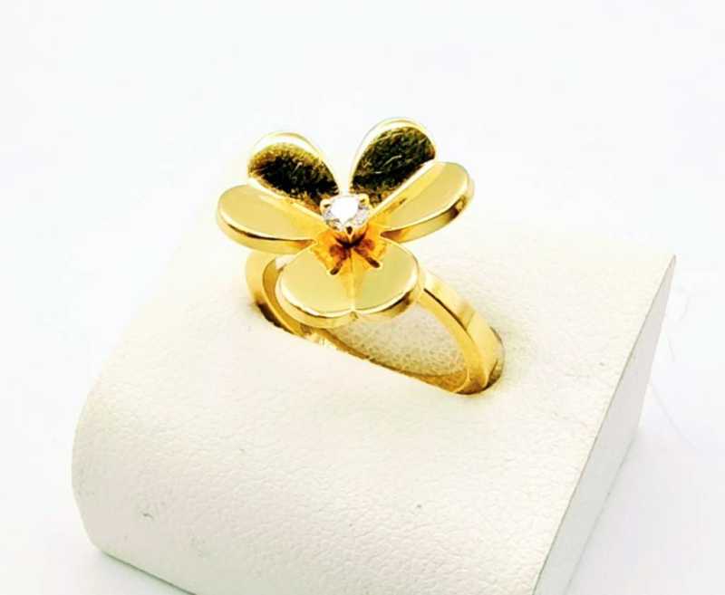 ヴァンクリーフ 買取 フリヴォル ダイヤリング 750