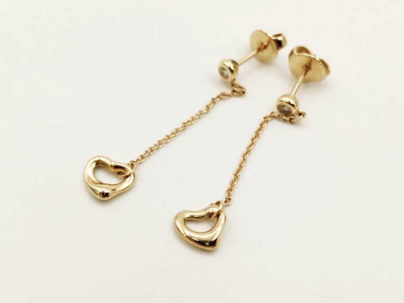 ティファニー買取 バイザヤード オープンハート ピアス