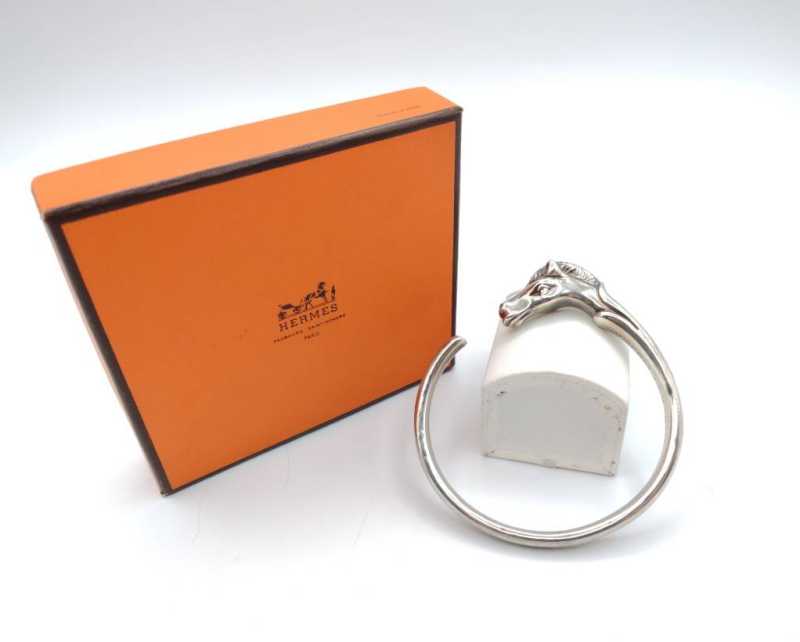 エルメス　買取　シュバルホース バングル　SV925