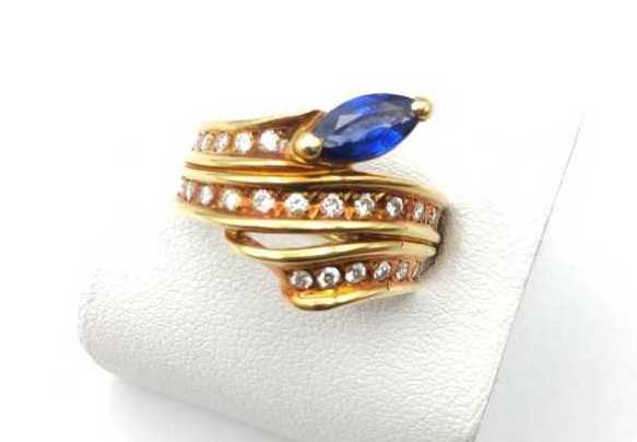 宝石買取 サファイア 指輪 K18