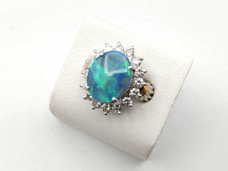 宝石買取 指輪 オパール Pt900
