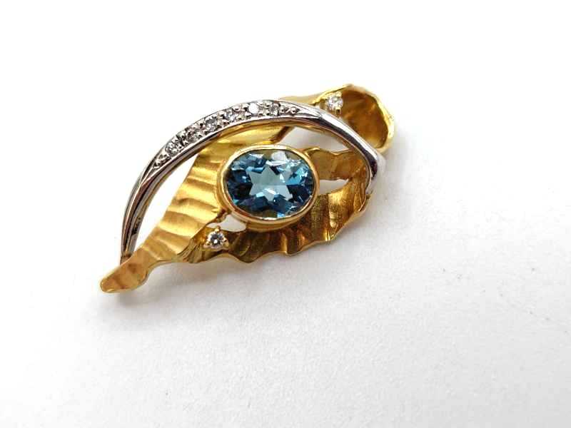 ブローチ 買取 ブルートパーズ