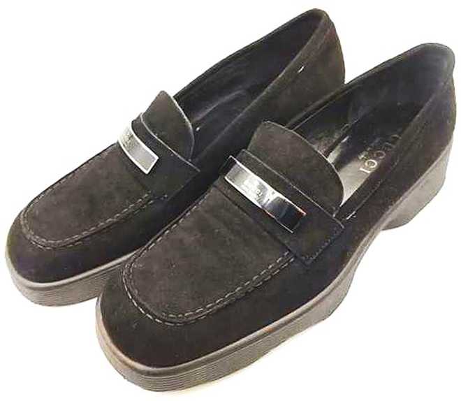 グッチ買取　スエードローファー