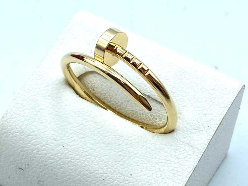 カルティエ買取 750YG ジュストアンクル リング SM #55