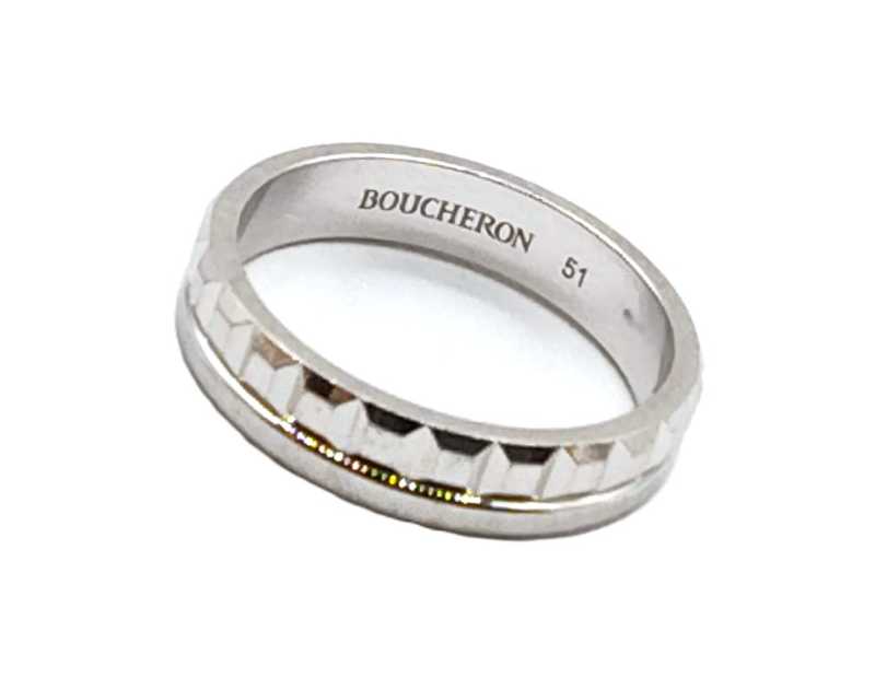 ブシュロン買取 750WG キャトル ラディアント リング