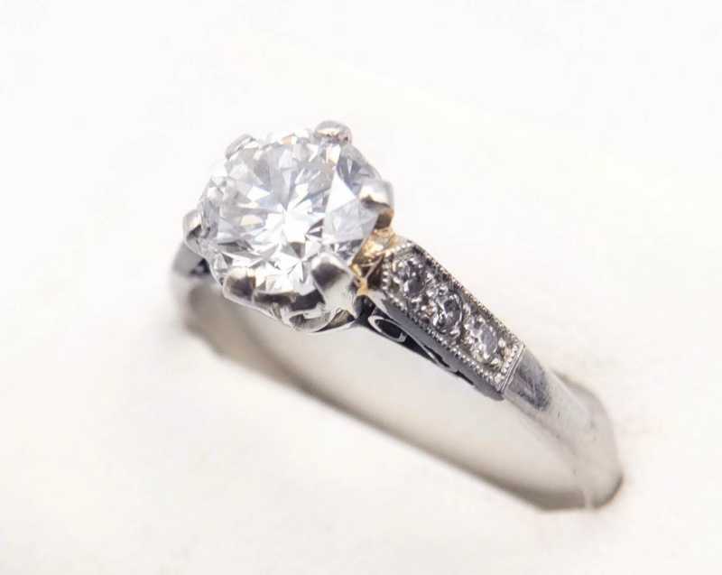 PT900リング　買取　ダイヤモンド