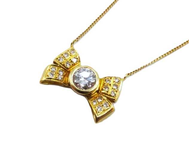 ダイヤモンド買取 K18 ネックレス
