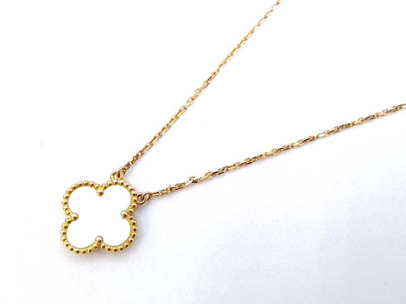 ヴァンクリーフ&アーペル買取 ヴィンテージアルハンブラシェルネックレス