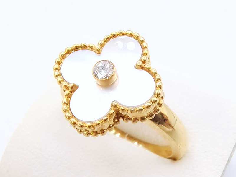 ヴァンクリーフ&アーペル買取 ヴィンテージアルハンブラシェルダイヤリング