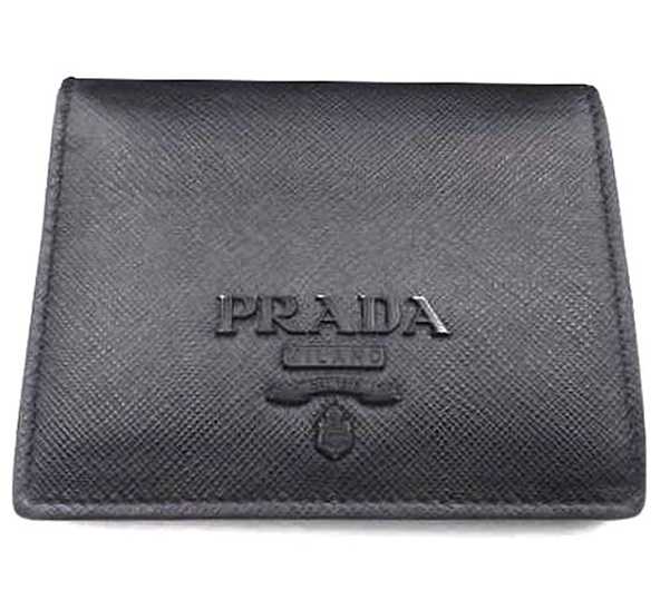 プラダ買取　二つ折り財布　サフィアーノ　1MV204