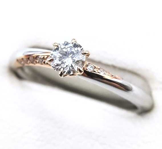 宝石買取　ダイヤモンドコンビリング　プラチナ　金