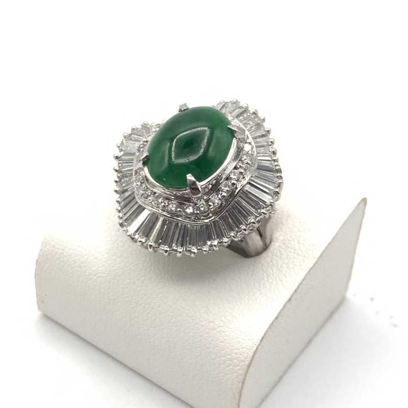 宝石買取 プラチナリング ヒスイ