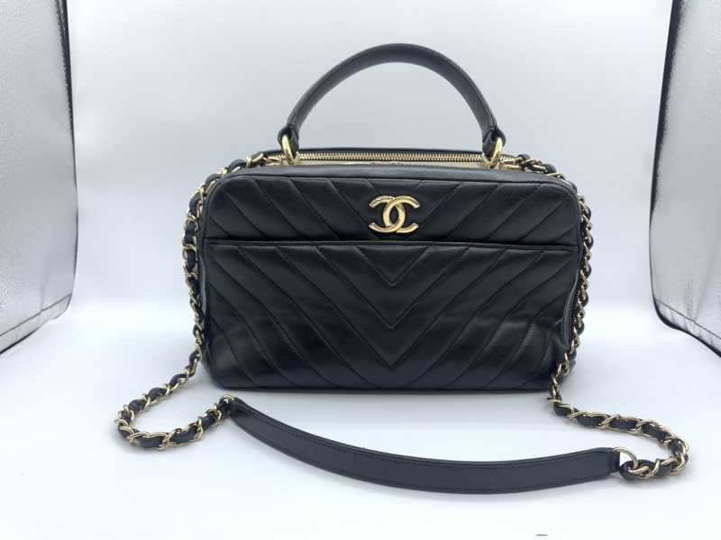 シャネル買取 トレンディCC 2wayボウリングバッグ A92238