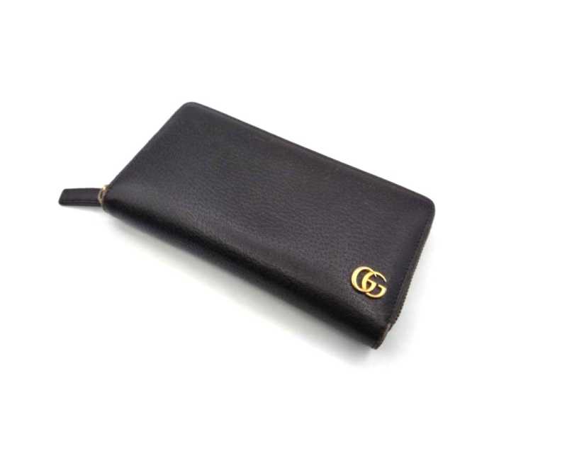 グッチ GGマーモント ラウンドファスナー長財布