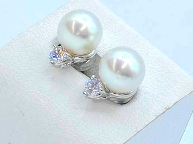宝石買取 プラチナ台 パール ダイヤモンド ピアス
