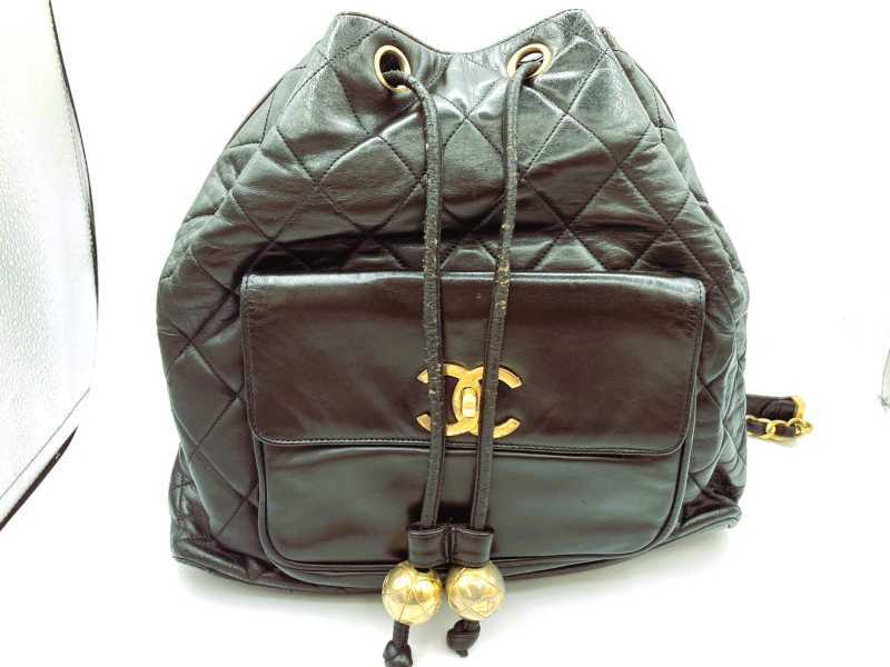 シャネル買取 マトラッセ 巾着リュック