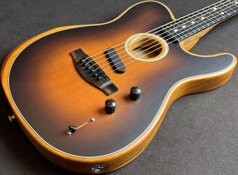 FENDER Fender American Acoustasonic Telecaster SB EB W/B