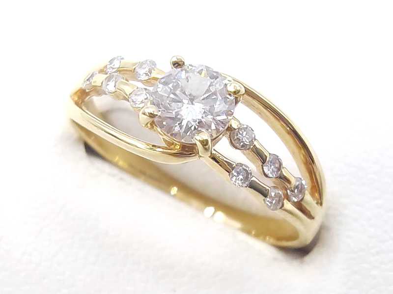 宝石買取 0.3カラットダイヤモンド１８金リング