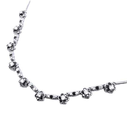 宝石買取　ブラックダイヤモンドネックレス　K18WG