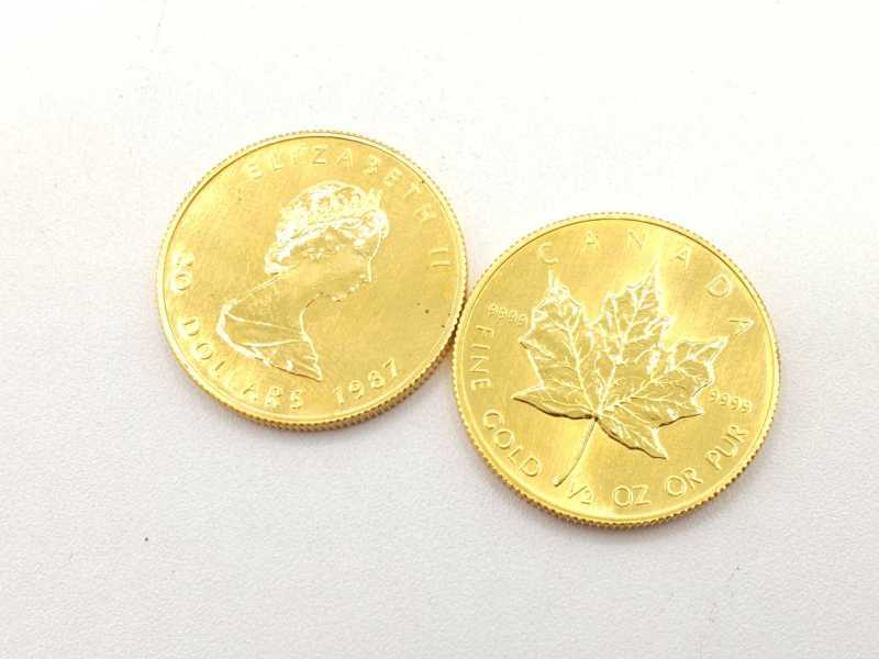  メイプルリーフ金貨