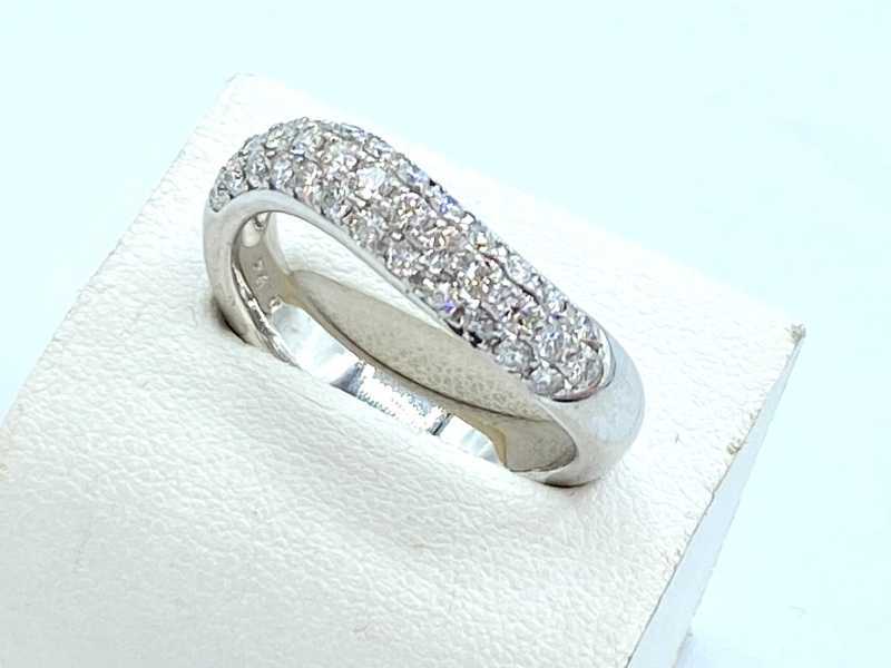 ダイヤモンド買取 プラチナ台 ダイヤモンド 0.92ct デザイン リング