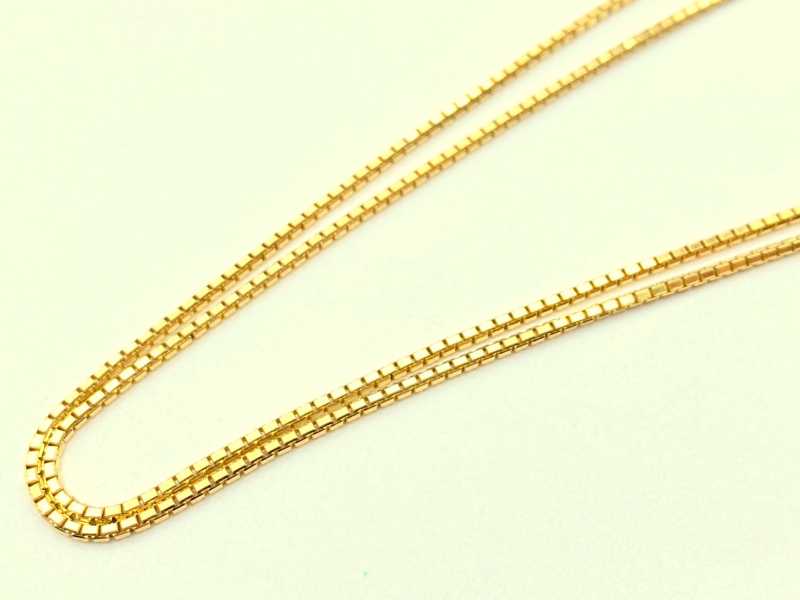金買取 K18 ベネチアン ネックレス 10.0g