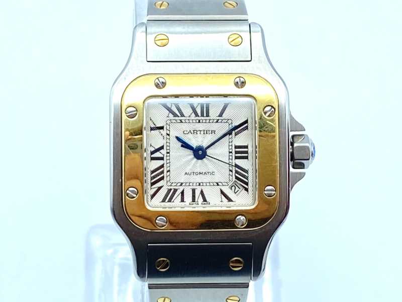 カルティエ買取 SS×YG サントスガルベ SM W20057C4