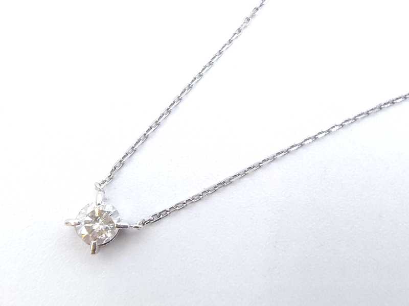 ダイヤモンド買取 0.4カラットプラチナネックレス