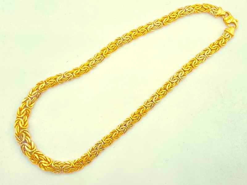  K18 デザイン ネックレス 25.6g