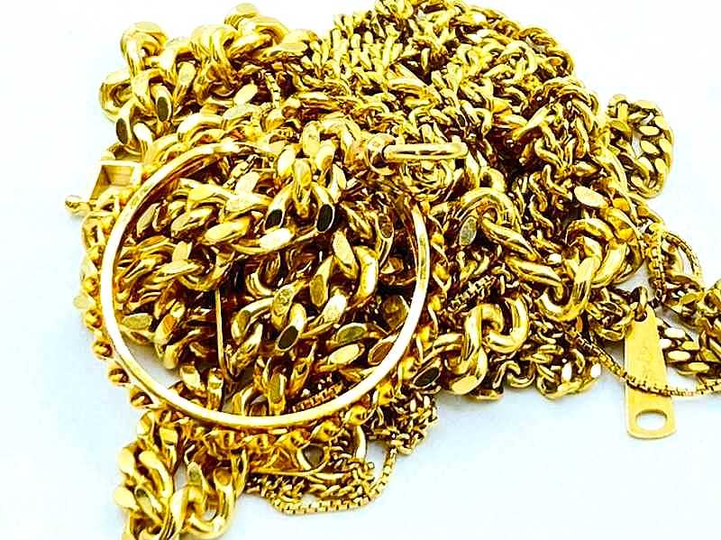  K18 ネックレス ペンダント枠 地金 73.7g
