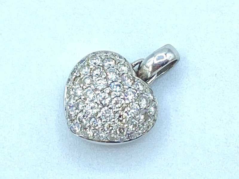 ダイヤモンド買取 プラチナ台 ダイヤモンド 1.50ct ハートペンダント