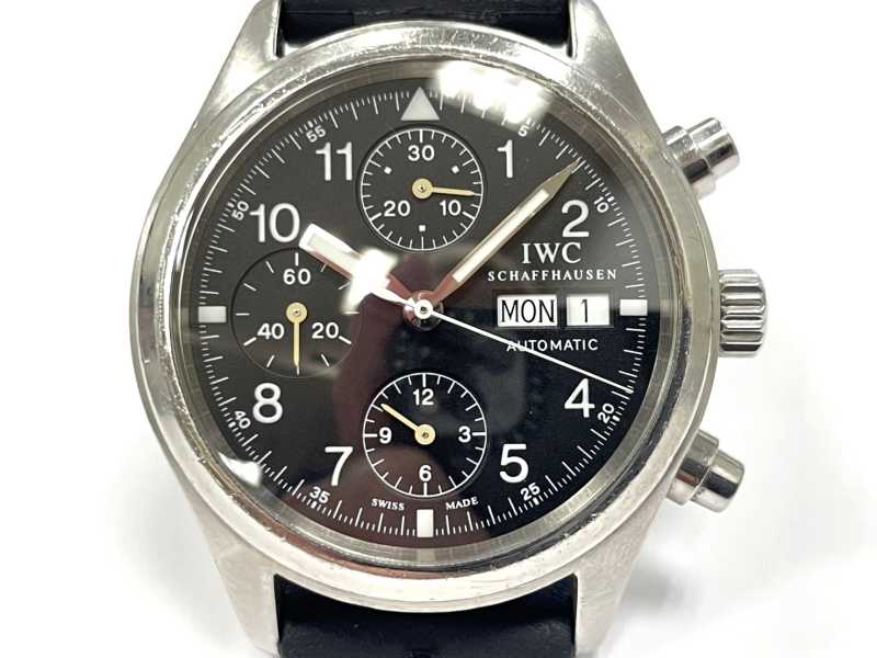 IWC買取 パイロット フリーガー クロノグラフ デイデイト IW370607