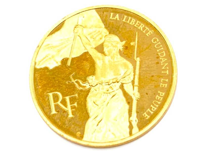 金買取 K22 フランス 100フラン金貨 1993 17.0g