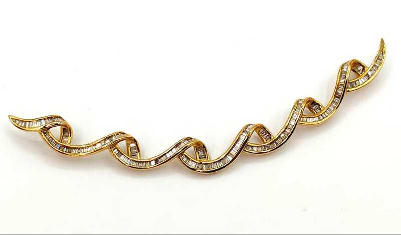 ダイヤモンド買取 K18イエローゴールド台 ダイヤモンド 1.60ct デザイン ペンダント