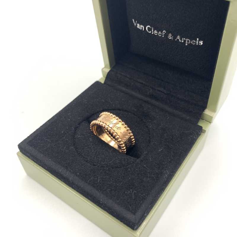 ヴァンクリ買取 リング ペルレ シニアチュール 750