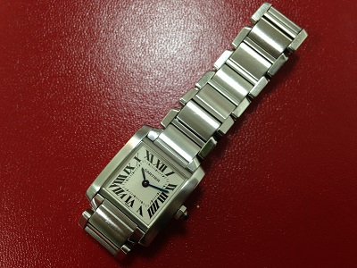Cartier カルティエ タンクフランセーズSM W51008Q3 時計 レディース